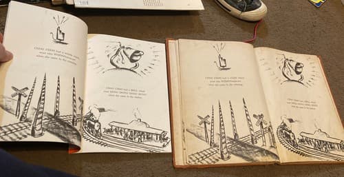 RARE SET VIRGINIA Burton CHOO CHOO Story of Little Engine Who Ran Away 1937” 64” - Thumbnail 11