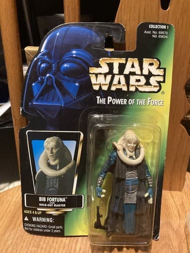 1996 Star Wars Bib Fortuna POTF Green Hologram Collection 2 SW-23 - Image 1