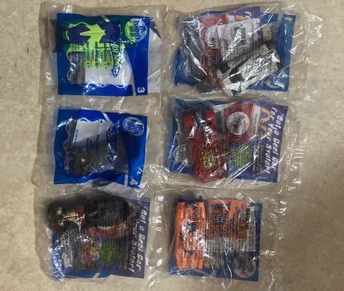 2009 Hot Wheels Happy Meal Toys Sealed McDonald’s Toys #1-#6 - Image 1