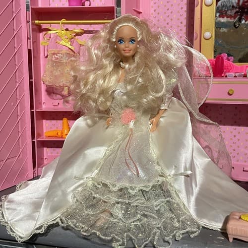 1991 Dream Bride Barbie/ My First Ken Wedding Romance Dresser DollsAccessories - Thumbnail 2