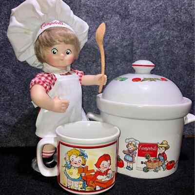 1988 Special Edition Campbell Soup Kid Doll, by Danbury Mint And More Collection - Image 1