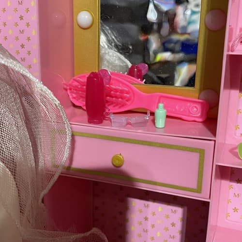 1991 Dream Bride Barbie/ My First Ken Wedding Romance Dresser DollsAccessories - Thumbnail 6