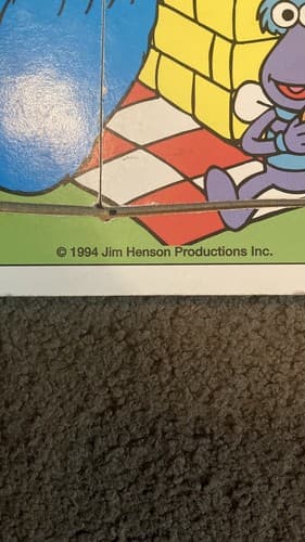 1994 Jim Henson Playskool Cookie Monster Wooden Puzzle 315-07 8 Pieces - Thumbnail 3