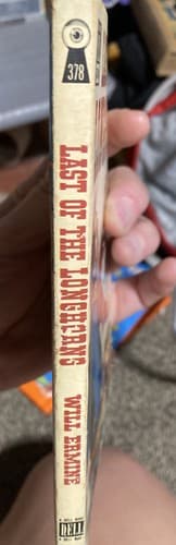 1949 First Edition Dell #378 “Last of the Longhorns” By Will Ermine Excellent - Thumbnail 4