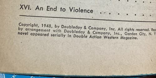 1949 First Edition Dell #378 “Last of the Longhorns” By Will Ermine Excellent - Thumbnail 2