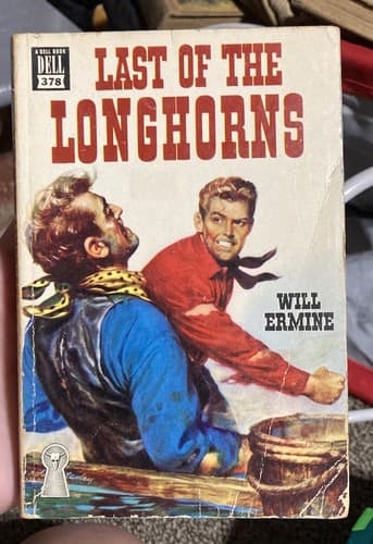 1949 First Edition Dell #378 “Last of the Longhorns” By Will Ermine Excellent - Thumbnail 5