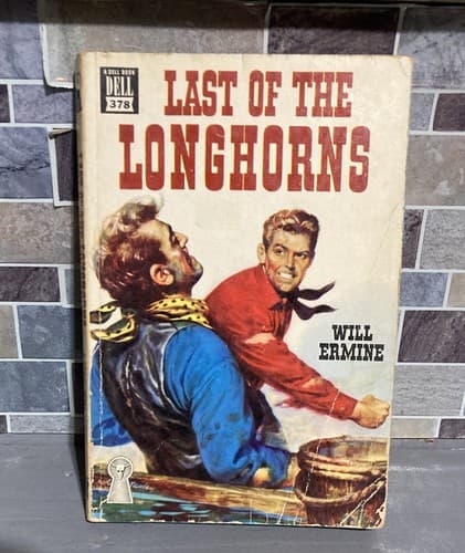 1949 First Edition Dell #378 “Last of the Longhorns” By Will Ermine Excellent - Image 1