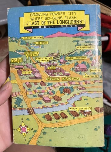 1949 First Edition Dell #378 “Last of the Longhorns” By Will Ermine Excellent - Thumbnail 3