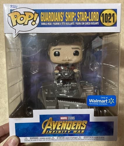 FUNKO Pop — Deluxe Marvel Guardians Ship Star Lord #1021 Walmart Avengers — NIB