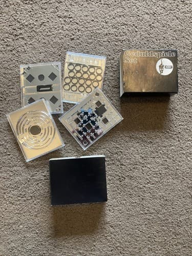 Geduldspiele 4 Pocket Puzzle Set West Germany Pussycat Games 1986 Mind Benders - Thumbnail 8