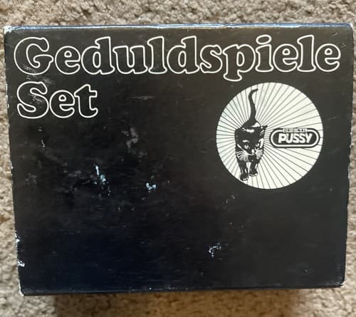 Geduldspiele 4 Pocket Puzzle Set West Germany Pussycat Games 1986 Mind Benders - Thumbnail 5
