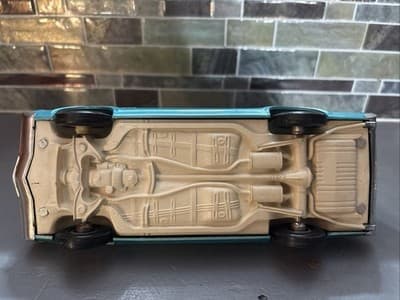 1968 Oldsmobile 442 RARE Bright Blue/Teal Model Promo Vehicle Plastic - Thumbnail 4