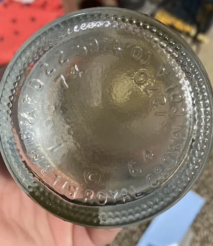 VTG 1976 RC Royal Crown Cola Bicentennial Glass Soda Bottle 16oz Clark Mem - Thumbnail 3