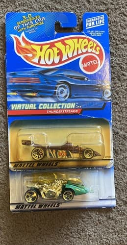 Hot wheels Virtual Collection 2000 #157, #135 Popcycle, Thunderstreak New