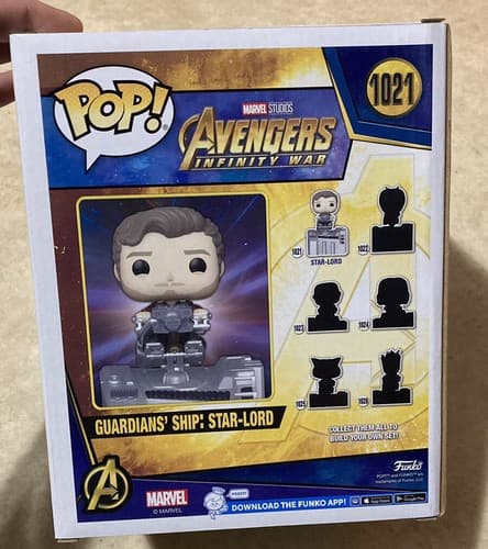 FUNKO Pop — Deluxe Marvel Guardians Ship Star Lord #1021 Walmart Avengers — NIB - Thumbnail 3