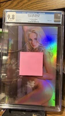 1 Of 2 Graded By CGC 9.8 Frost Queen Foil Edition E Duty Calls Girls! Holograph