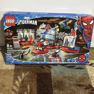 ❤️LEGO SUPER HEROES SPIDER-MAN “ATTACK ON THE SPIDER LAIR” 😎 RETIRED - Thumbnail 4