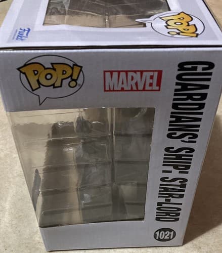FUNKO Pop — Deluxe Marvel Guardians Ship Star Lord #1021 Walmart Avengers — NIB - Thumbnail 2