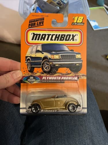 Matchbox 1997 Plymouth Prowler Cool Concepts Series 3 #18 of 75 Gold New (A)