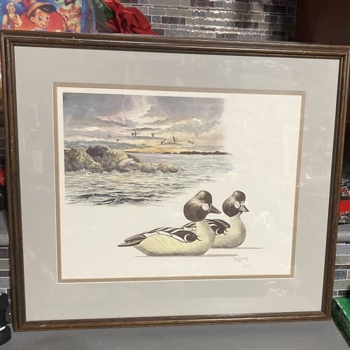 Ducks Unlimited Robert Helty #2257 Limited Edition Framed Numbered & Signed!!! - Thumbnail 2