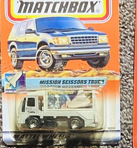 1999 MATCHBOX SUPERFAST #37 MISSION SCISSORS TRUCK SHUTTLE VENTURE STAR NEW