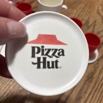1980’S RARE PIZZA HUT CHILTON PIZZA PARTY PLAY FOOD SET PLASTIC ALUMINUM - Thumbnail 2
