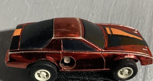 Tomica Ratchet Racers Chevy Camaro IROC Z Made In Japan: Orange Red Shiny