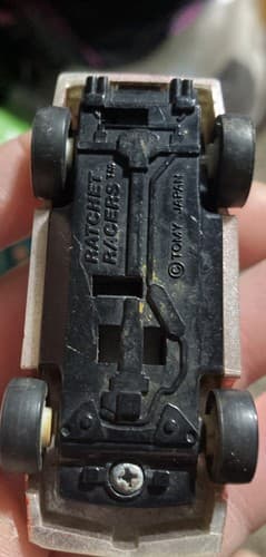 Tomica Ratchet Racers Chevy Camaro IROC Z Made In Japan: Orange Red Shiny - Thumbnail 9