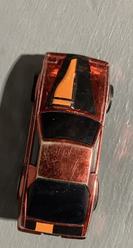 Tomica Ratchet Racers Chevy Camaro IROC Z Made In Japan: Orange Red Shiny - Thumbnail 4