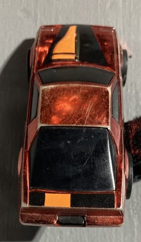 Tomica Ratchet Racers Chevy Camaro IROC Z Made In Japan: Orange Red Shiny - Thumbnail 6