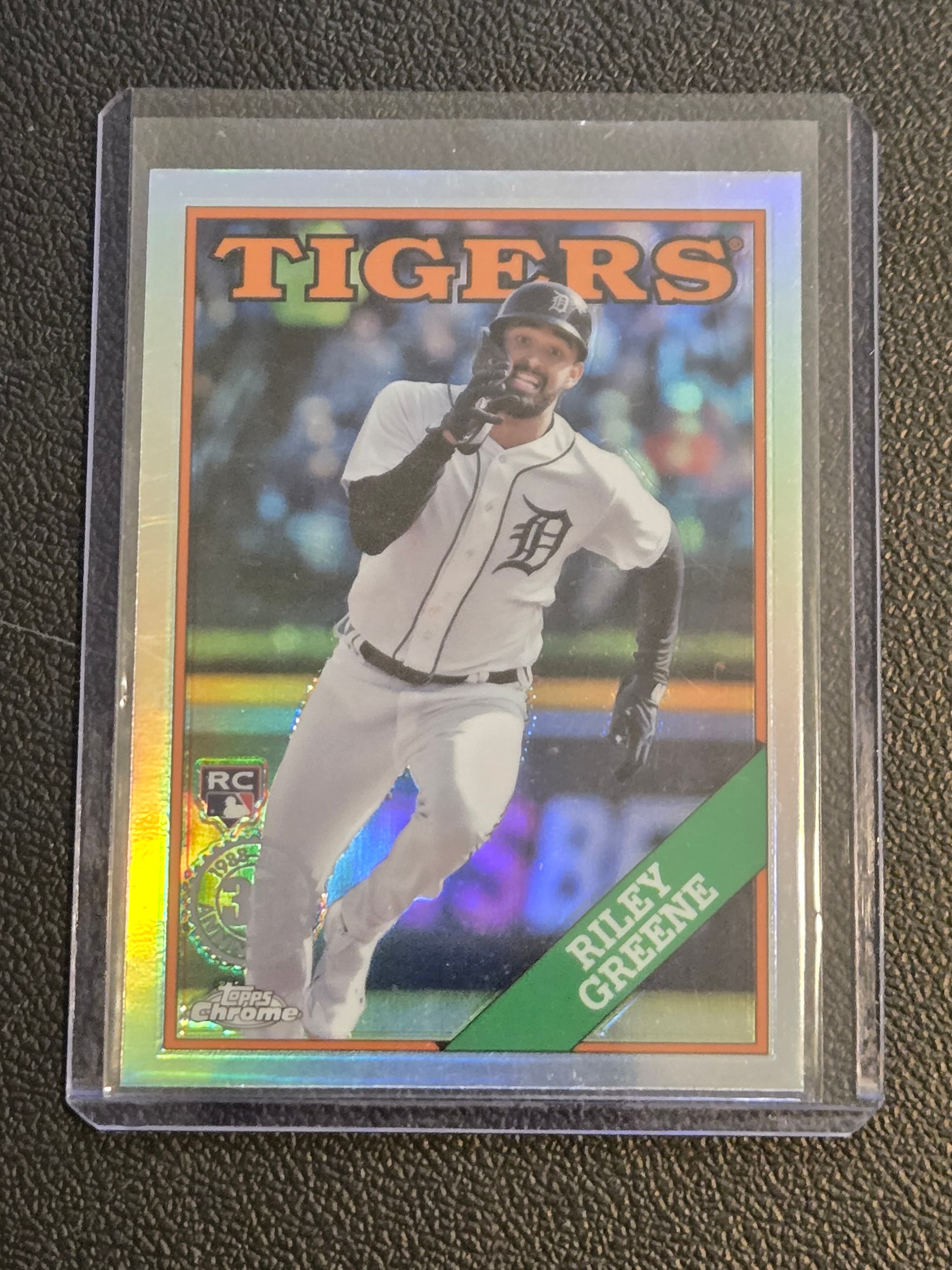 2023 Topps Chrome Update Riley Greene 1988 Topps Baseball 35th Anniversary - Image 1