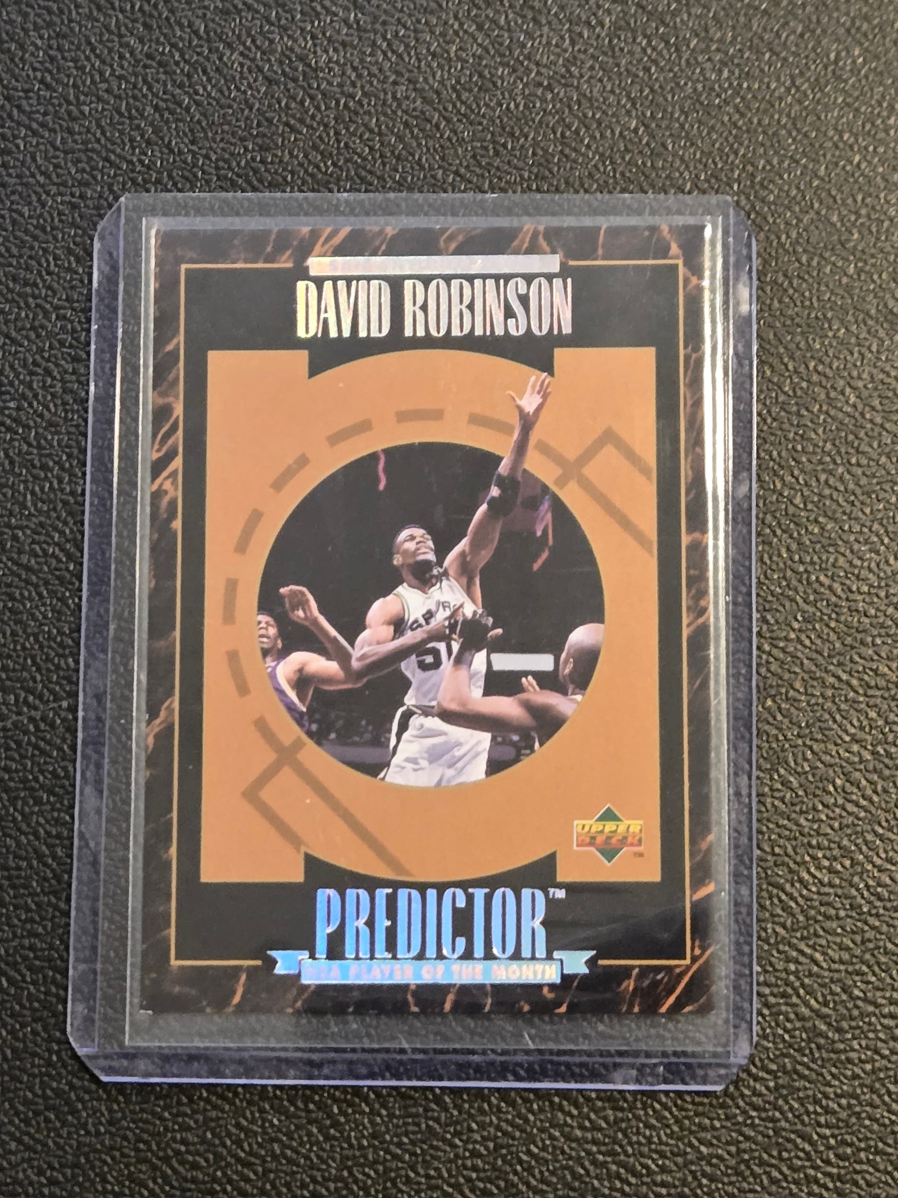 1995-96 Upper Deck #R7 David Robinson Predictors Exchange: Player of the Month - Image 1