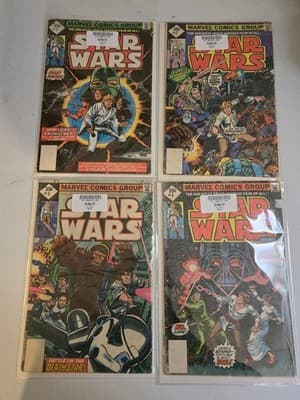 Marvel Star Wars Comic Lot Whittman Reprint #1-4 35c Vintage Classic Set - Image 1