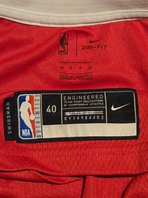 Nike Chicago Bulls Jersey Mens 40 Lavine 8 Swingman Red NBA DriFit Engineered - Thumbnail 2