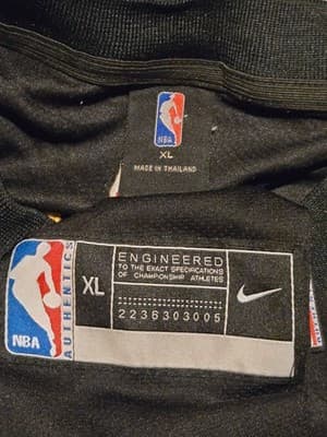 Nike NBA Jersey Mens XL Stephen Curry 30 Golden State Warriors Black Authentic - Thumbnail 2