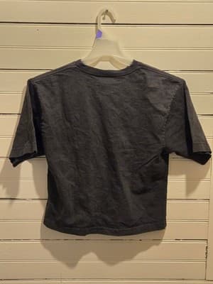 Champion T-Shirt Boys M Black Embroidered Script Logo Crew Neck Boxy Fit - Thumbnail 3