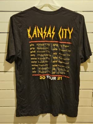 Jill Marie Boutique T-Shirt Unisex Tour Tee Kansas City 20 Tour 21 Black Road - Thumbnail 2