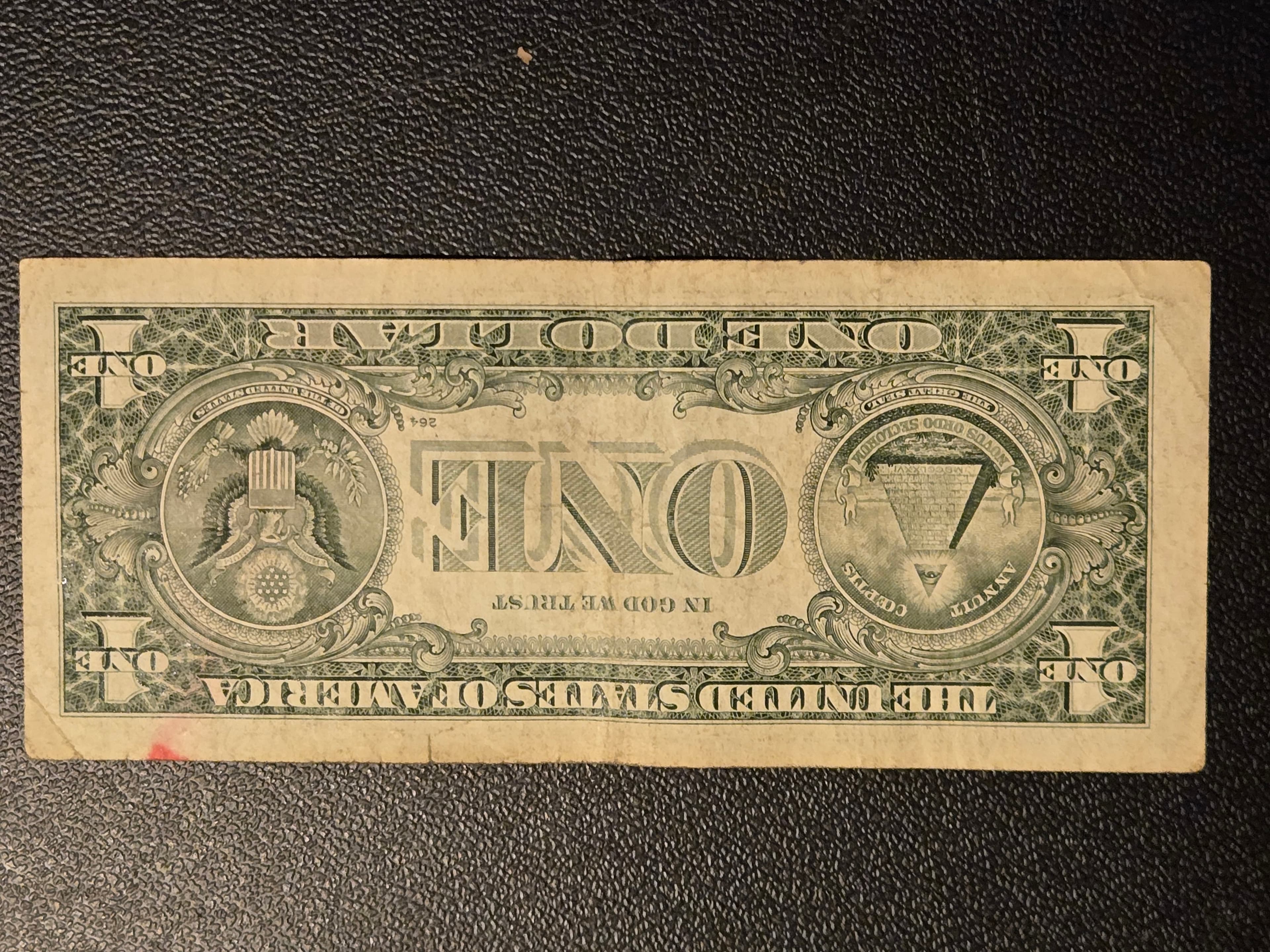 2009 Series $1 One Dollar Bill Federal Reserve Note Philadelphia C - Circulated - Thumbnail 2