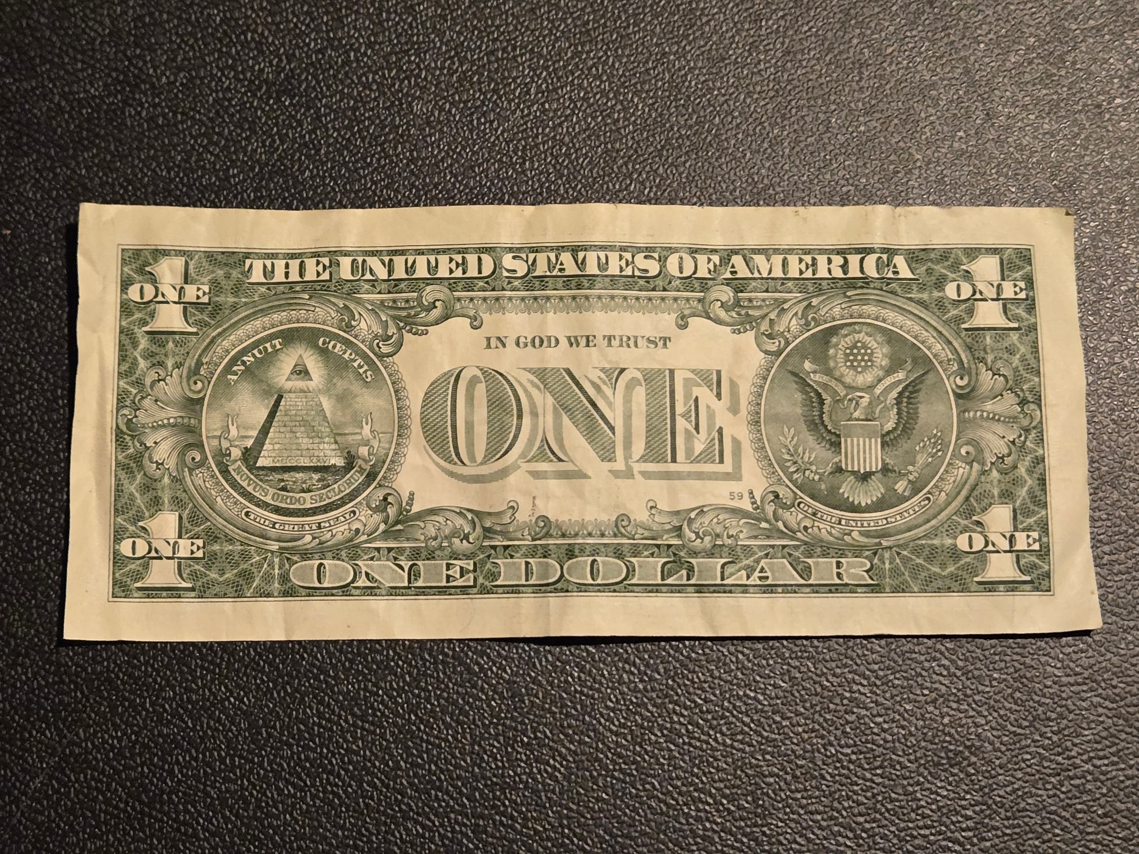 2021 $1 Federal Reserve Note Philadelphia C Series - Circulated - Thumbnail 2