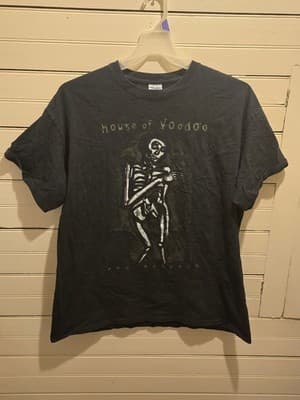 House of Voodoo T-Shirt Mens XL Black Skeleton NOLA Short Sleeve Graphic Tee - Image 1