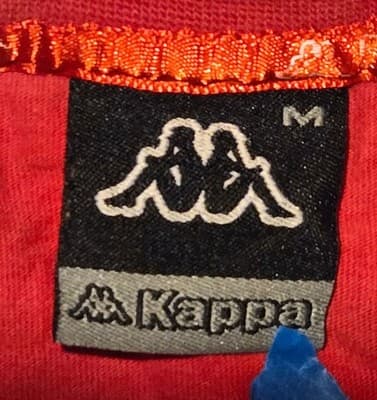 Kappa T-Shirt Mens M 2010 World Cup South Africa Red Short Sleeve Logo Patch - Thumbnail 2