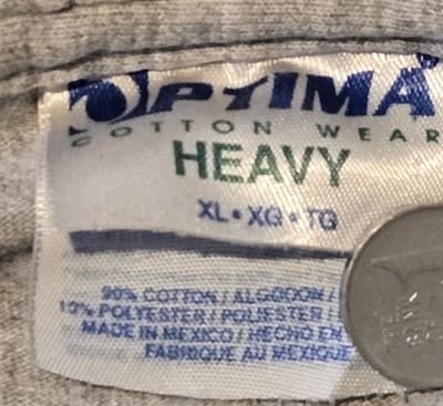 Optima Heavyweight T-Shirt Mens XL Gray Puerto Penasco Mexico Dolphin Beach Tee - Thumbnail 2