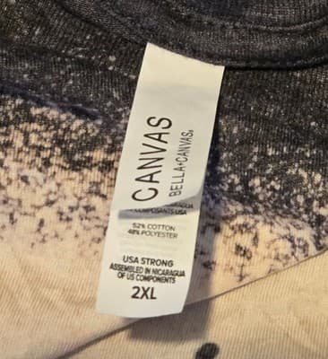 Bella+Canvas Shirt Mens 2XL Cupid Aim For The Cowboy Graphic Gray Short Sleeve - Thumbnail 2