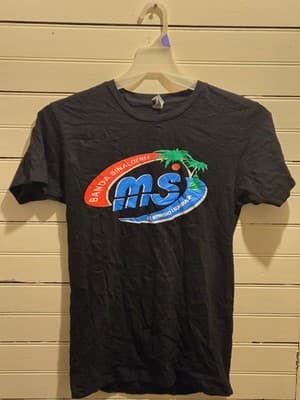 Banda MS Shirt Mens S Black Graphic Banda Sinaloense MS Tee Palm Tree 100%Cotton - Image 1