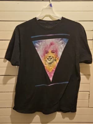 Ripple Junction T-Shirt Mens XL Black Tie Dye Triangle Graphic Short Sleeve Tee - Image 1
