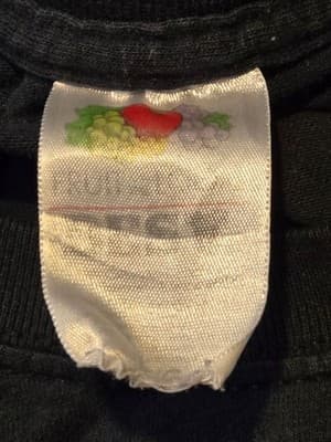 Fruit of the Loom Shirt Mens L St Augustine Florida Palm Trees Navy Tourist Tee - Thumbnail 2