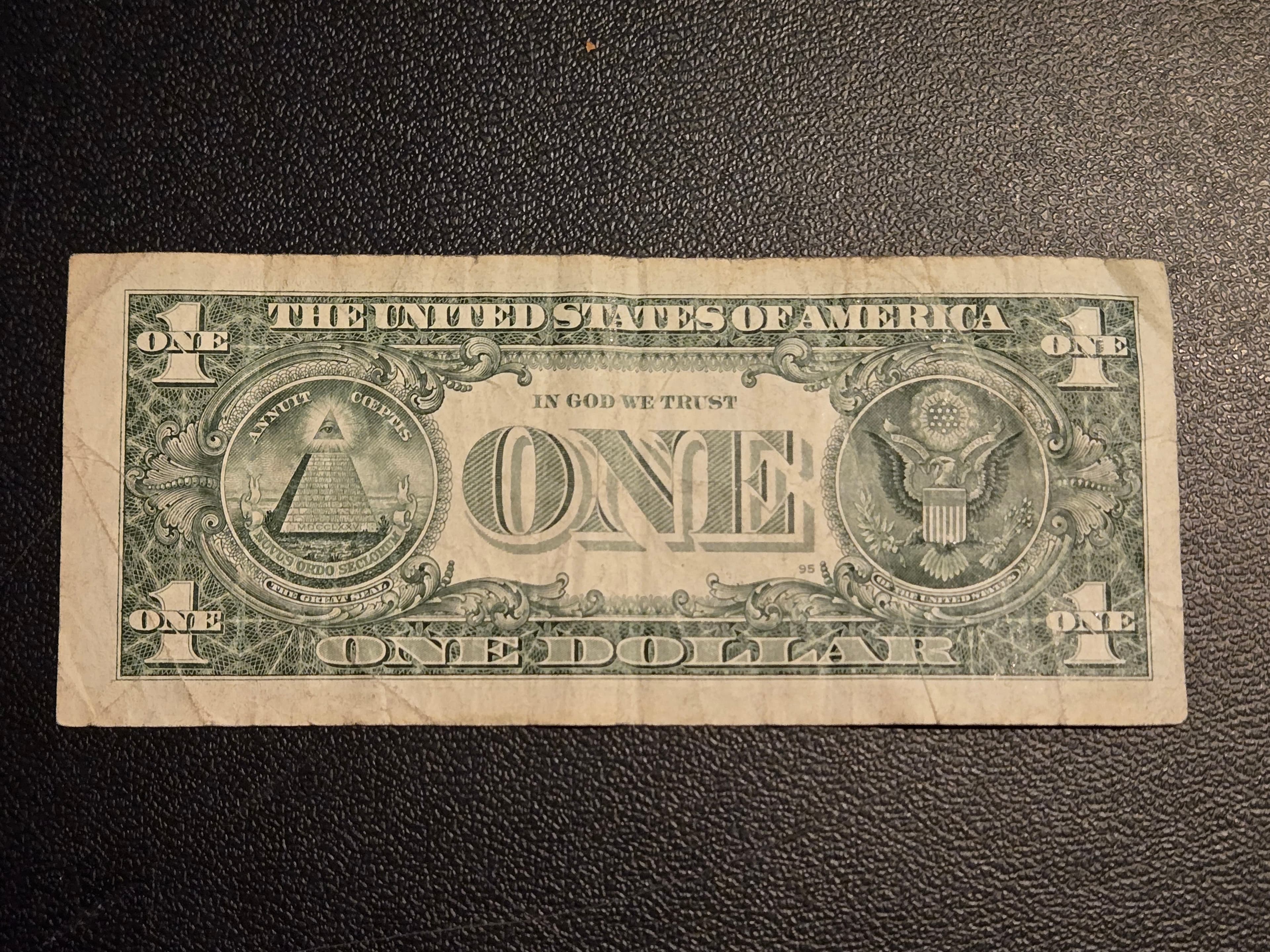 2013 $1 One Dollar Federal Reserve Note Chicago G Series Washington Bill - Thumbnail 2