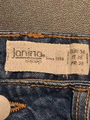 Womens Denim Shorts Blue White Lace Applique Distressed Frayed Hem M Summer - Thumbnail 2