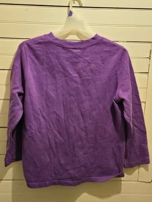 Comfort Corner Sweatshirt Womens XLA Purple Fleece Crewneck Long Sleeve Cozy - Thumbnail 4