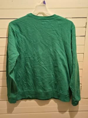 Home Free Sweatshirt Unisex M Green Holiday Crewneck Feeling Jolly in Georgia - Thumbnail 4